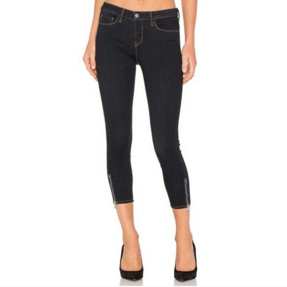 L'AGENCE Denim - NWT L'agence Emmanuelle Zip Mid Rise Skinny Women Jeans Size 29